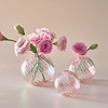 Iridescent Ball Vase (Pink Diameter 8cm)