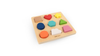 Leo & Friends Color and Shape Sorter,Colorful Wooden Shapes