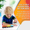 12-Piece Wooden Train Set