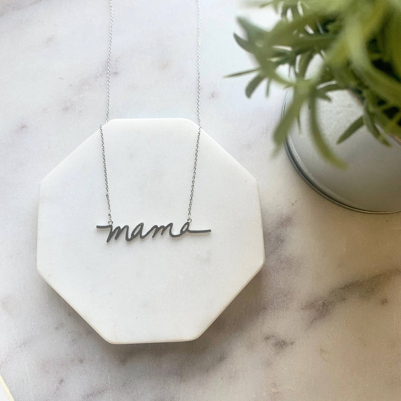 Mama Necklace: Gold