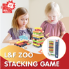 L&F Zoo Stacking Game, 77 Different Pieces Included