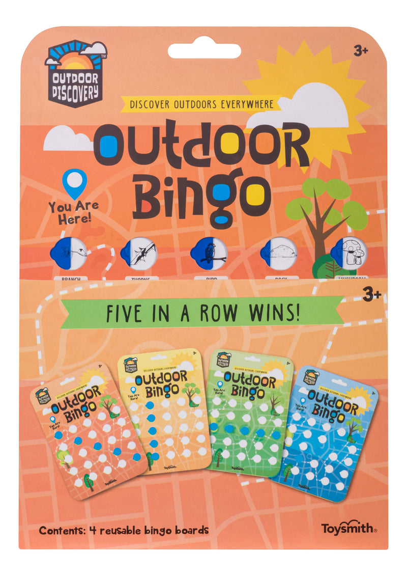 Outdoor Discovery Outdoor Bingo 4 Pack-Travel or Yard Game