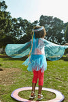 Turquoise Blue Fairy Tutu + Wings
