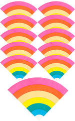 Birthday Brights Rainbow Napkins - 16 Pack