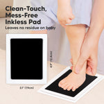 2Pk Inkless Ink Pad, Baby Footprint Kit, Dog Paw Print Kit