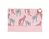 Pink Leopard Pouch