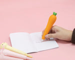 Stress Relief Squishy Carrot Pen