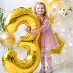 40” Number Balloon (Gold)