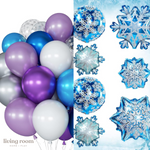 Frozen Snowflake Balloon Bouquet