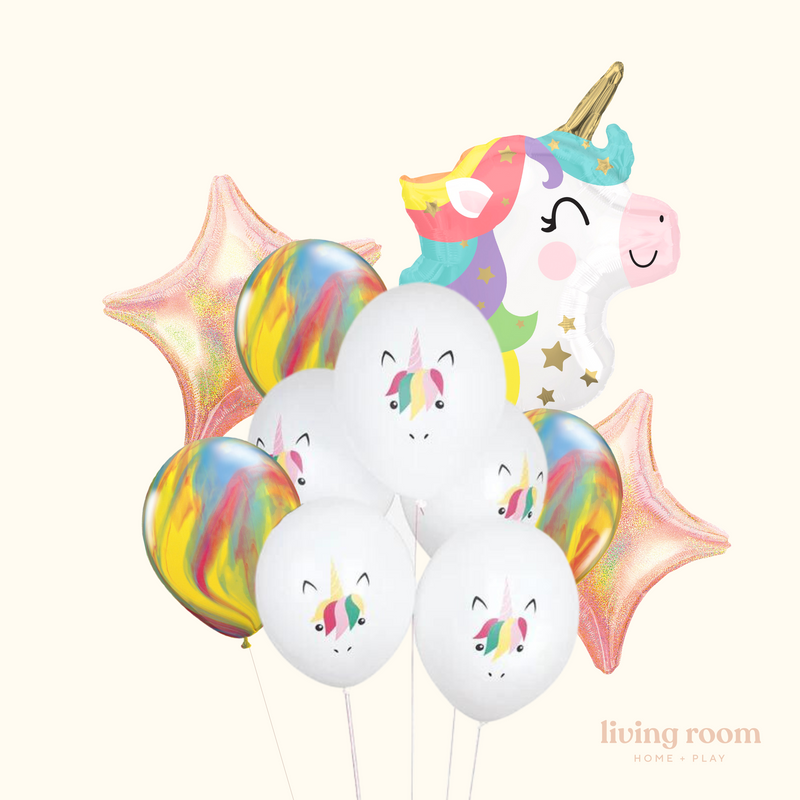 Kids Unicorn Burst Balloon Bouquet