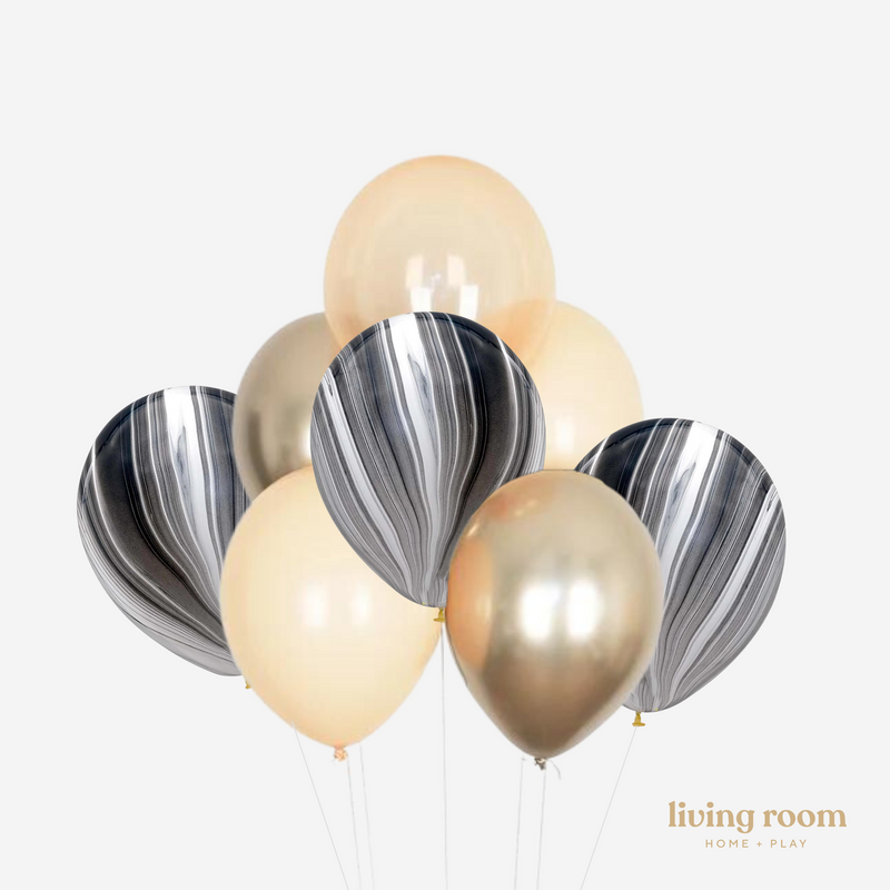Marble Champagne LoveBalloon Bouquet