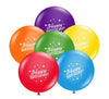 11” Happy Birthday 2 Sided Latex Balloons