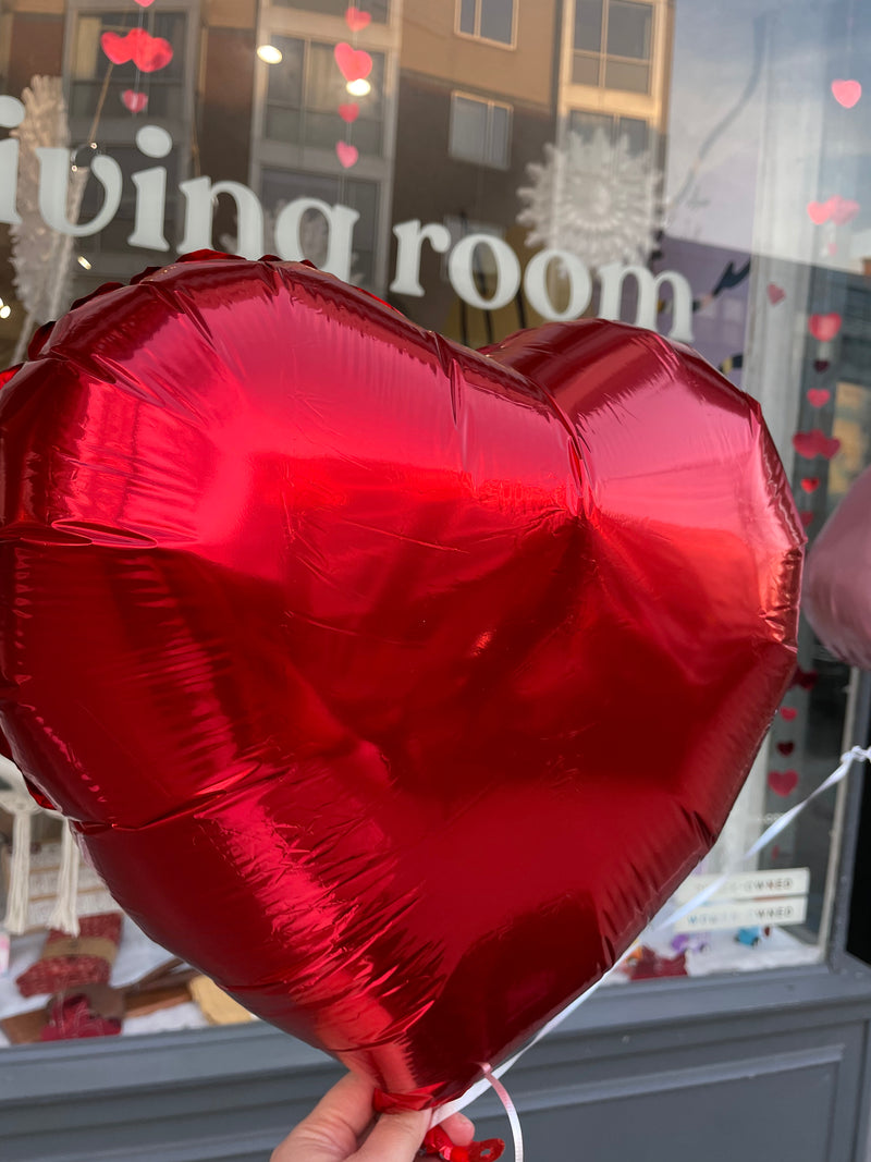 Valentine Red Heart Foil Balloon