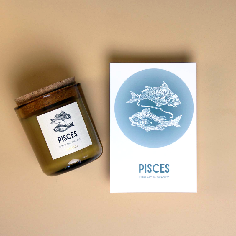 Pisces Zodiac Candle - 8.5oz