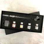 Glass Dip Pen Set With Ink