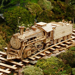 3D Wooden Puzzle: Steam Express Train
