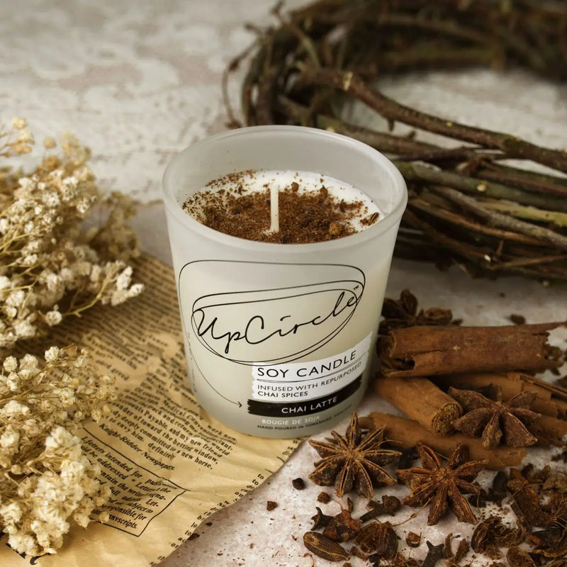UpCircle Chai Latte Soy Candle