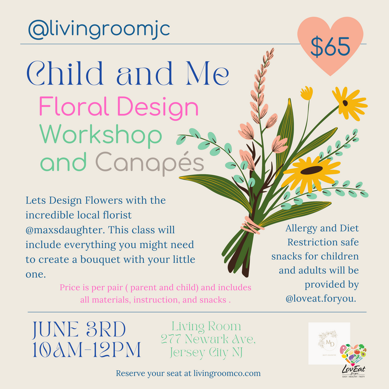 Child & Me Floral Design Workshop & Canapés (Priced Per Pair)