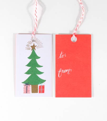 Christmas Tree Gift Tags (Package of 10)