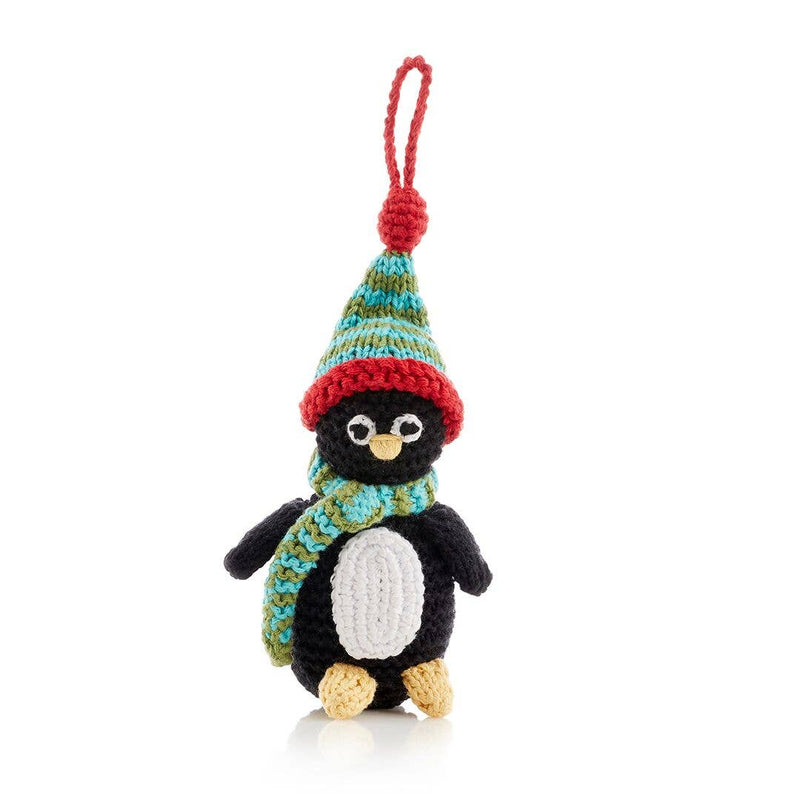 Penguin Crochet Ornament