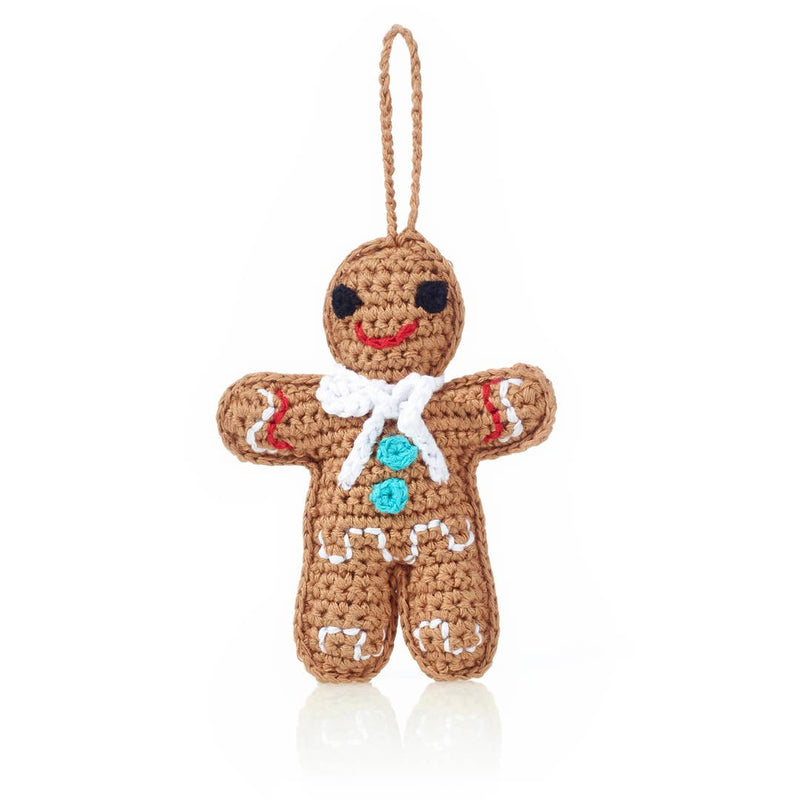 Gingerbread Crochet Ornament