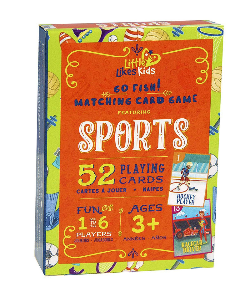 Little Likes Kids Sports Go Fish! Playing Cards