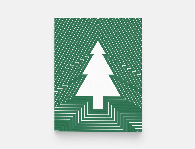 Holiday Tree Lines Card