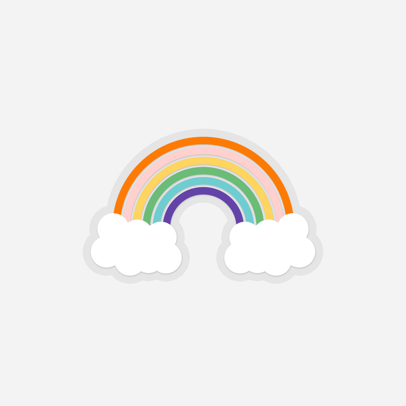 Cute Rainbow Sticker