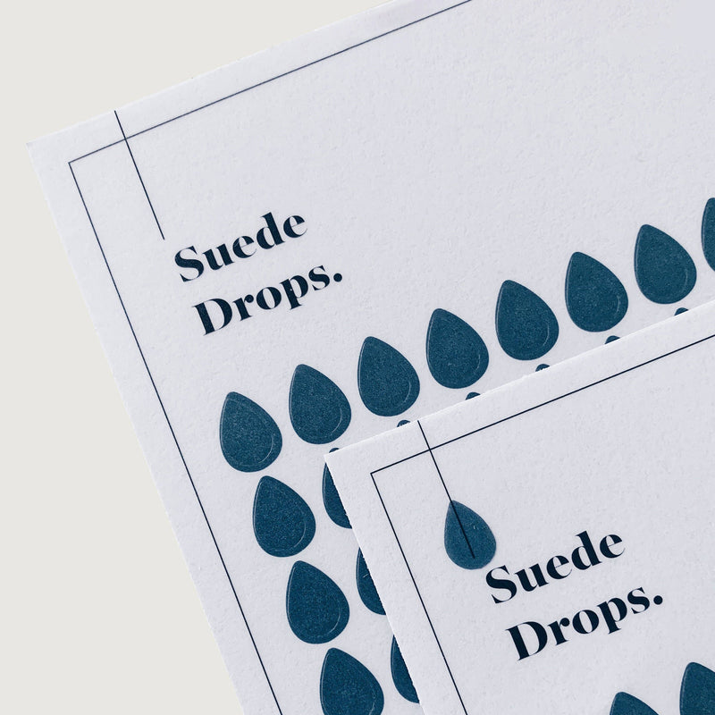 Transparent Shape Stickers | Drops | Suede