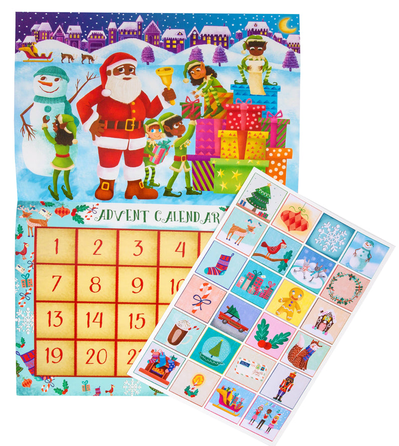 Upbounders® Children's Advent Calendar (Black/Brown Santa)