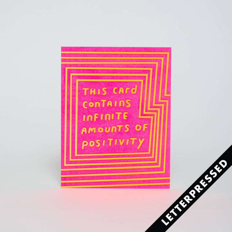 Infinite Amounts Positivity Card