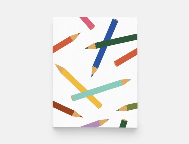 Color Pencils Greeting Card