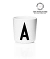 Monogram Melamine Design Letter Cup