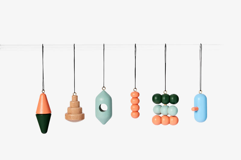 Wooden Ornaments Designed by Pat Kim