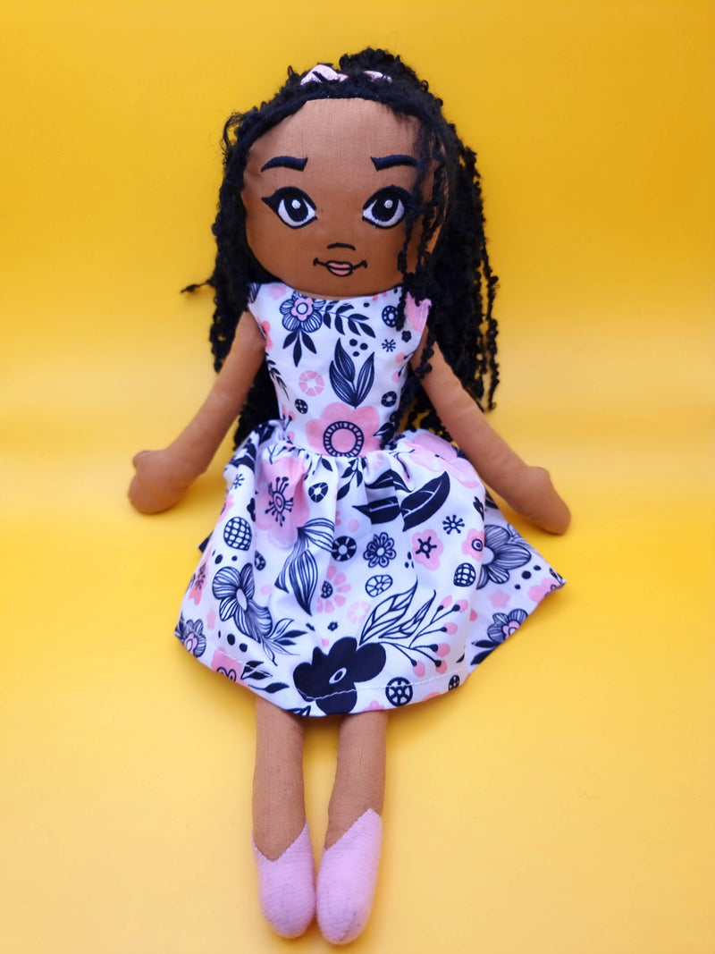 Chaya Handmade doll in Flower Dress