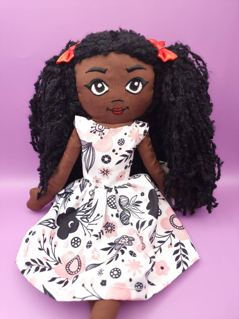 Amaris Handmade doll in Flower Dress