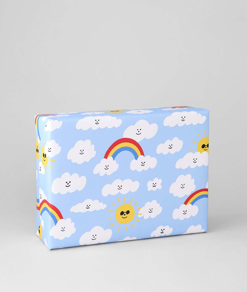 ‘Suns and Clouds’ Gift Wrap