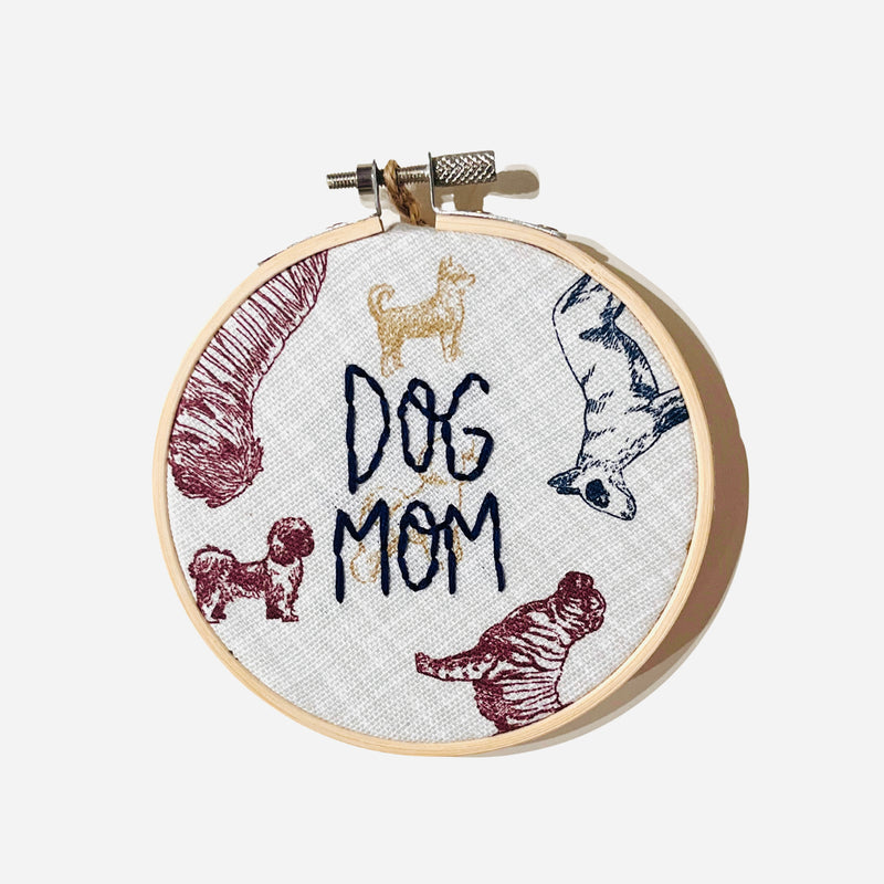 Dog Mom Embroidery