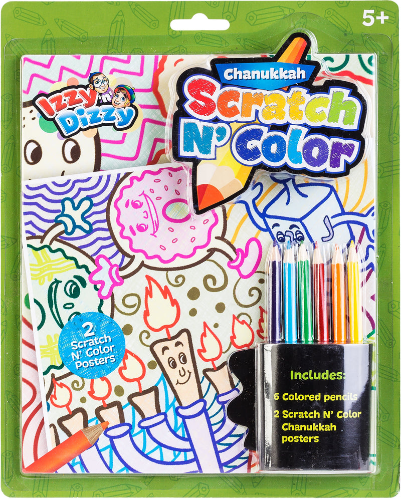 Chanukkah Scracth & Color Kit